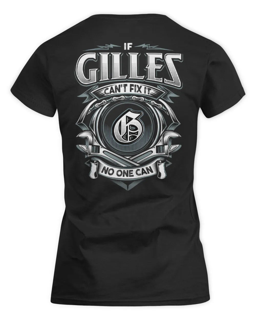 GILLES AP81-K4-626 - Personalized Ahmed Quote Apparel “If Ahmed Can't Fix It, No One Can” - Women's Standard T-Shirt - Black