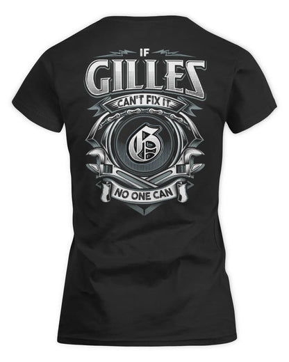 GILLES AP81-K4-626 - Personalized Ahmed Quote Apparel “If Ahmed Can't Fix It, No One Can” - Women's Standard T-Shirt - Black
