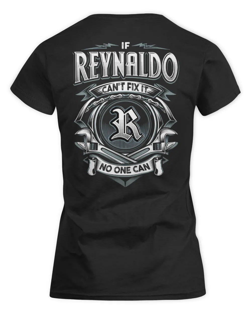 REYNALDO AP81-K4-626 - Personalized Ahmed Quote Apparel “If Ahmed Can't Fix It, No One Can” - Women's Standard T-Shirt - Black
