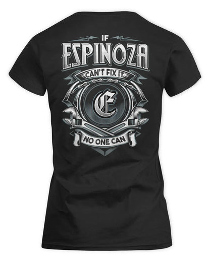 ESPINOZA AP81-K4-626 - Personalized Ahmed Quote Apparel “If Ahmed Can't Fix It, No One Can” - Women's Standard T-Shirt - Black