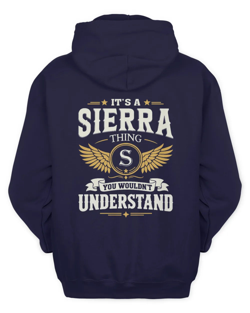 SIERRA KT06-M008 It’s a [NAME] Thing – You Wouldn’t Understand | Personalized Vintage T-Shirt - Unisex Hoodie - Navy