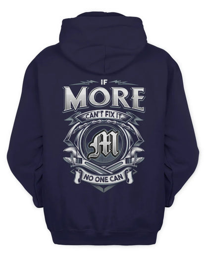MORE AP81-K4-626 - Personalized Ahmed Quote Apparel “If Ahmed Can't Fix It, No One Can” - Unisex Hoodie - Navy