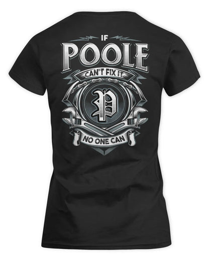 POOLE AP81-K4-626 - Personalized Ahmed Quote Apparel “If Ahmed Can't Fix It, No One Can” - Women's Standard T-Shirt - Black