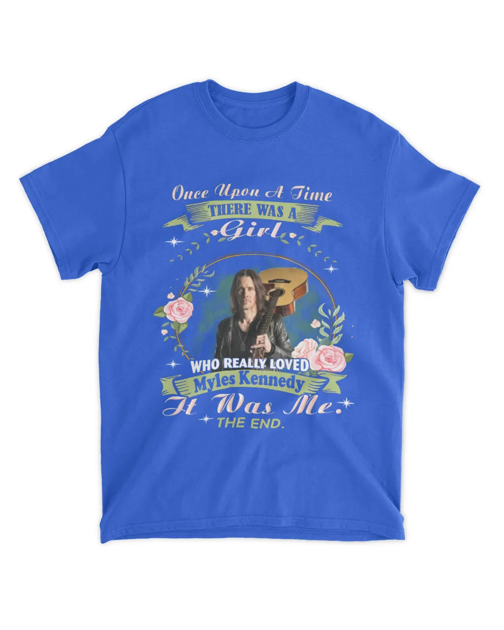 MARTINES AP62-K4-666 - Personalized Fierce Wolf Quote Apparel “If You Kick Me When I’m Down, You Better Pray I Don’t Get Up” - Unisex Standard T-Shirt - Royal