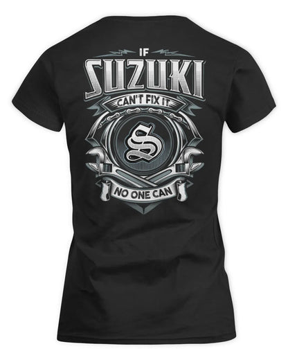 SUZUKI AP81-K4-626 - Personalized Ahmed Quote Apparel “If Ahmed Can't Fix It, No One Can” - Women's Standard T-Shirt - Black