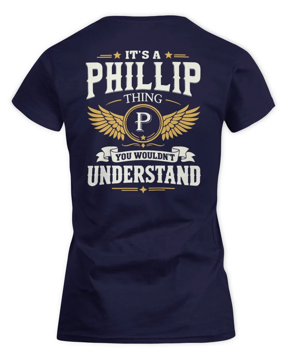 PHILLIP KT06-M008 It’s a [NAME] Thing – You Wouldn’t Understand | Personalized Vintage T-Shirt - Women's Standard T-Shirt - Navy