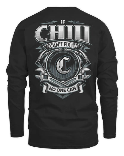 CHIU AP81-K4-626 - Personalized Ahmed Quote Apparel “If Ahmed Can't Fix It, No One Can” - Men's Long Sleeved T-Shirt - Black