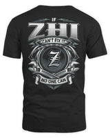 ZHI AP81-K4-626 - Personalized Ahmed Quote Apparel “If Ahmed Can't Fix It, No One Can” - Unisex Standard T-Shirt - Black