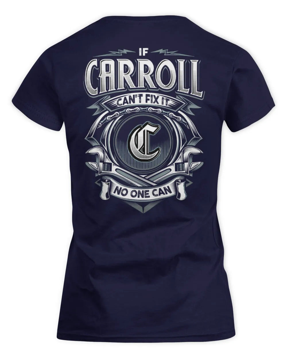 CARROLL AP81-K4-626 - Personalized Ahmed Quote Apparel “If Ahmed Can't Fix It, No One Can” - Women's Standard T-Shirt - Navy