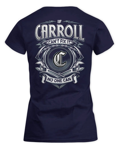 CARROLL AP81-K4-626 - Personalized Ahmed Quote Apparel “If Ahmed Can't Fix It, No One Can” - Women's Standard T-Shirt - Navy