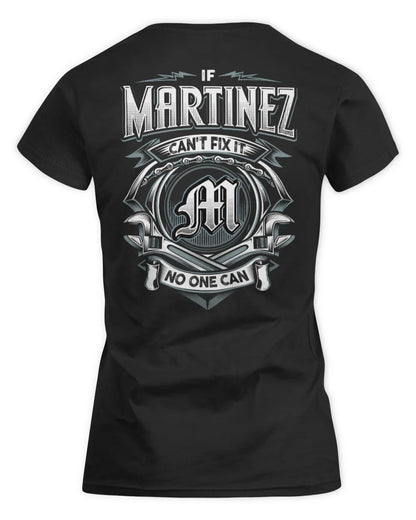 MARTINEZ AP81-K4-626 - Personalized Ahmed Quote Apparel “If Ahmed Can't Fix It, No One Can” - Women's Standard T-Shirt - Black