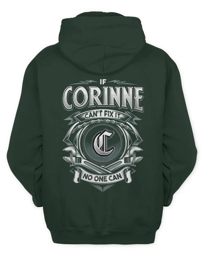 CORINNE AP81-K4-626 - Personalized Ahmed Quote Apparel “If Ahmed Can't Fix It, No One Can” - Unisex Hoodie - Forest Green