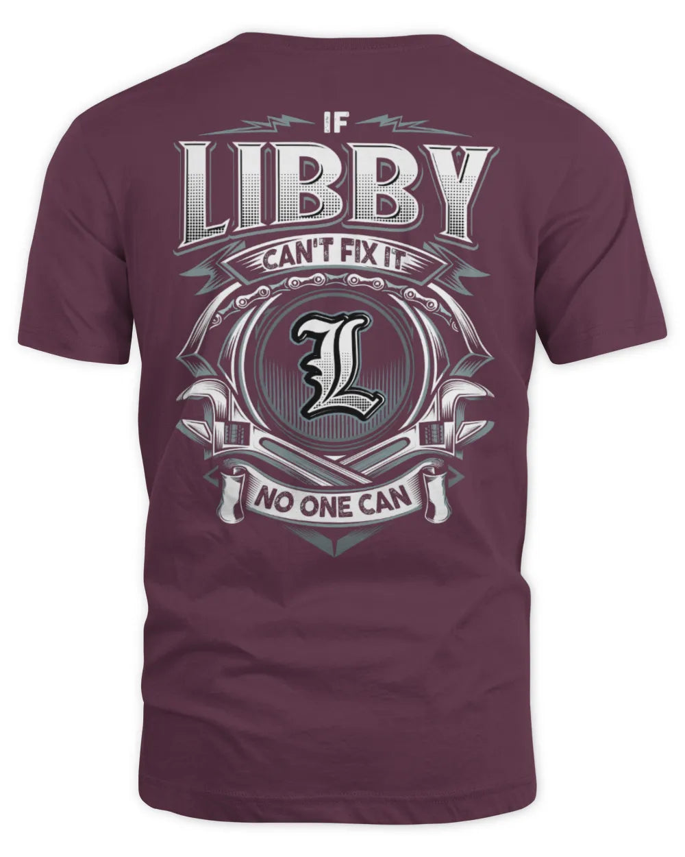 LIBBY AP81-K4-626 - Personalized Ahmed Quote Apparel “If Ahmed Can't Fix It, No One Can” - Unisex Standard T-Shirt - Maroon