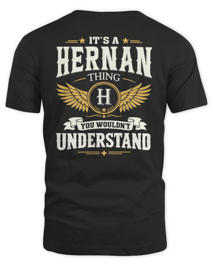 HERNAN KT06-M008 It’s a [NAME] Thing – You Wouldn’t Understand | Personalized Vintage T-Shirt - Unisex Standard T-Shirt - Black