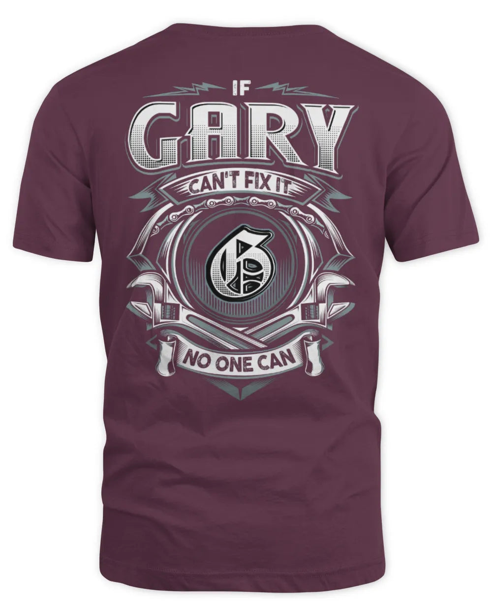 GARY AP81-K4-626 - Personalized Ahmed Quote Apparel “If Ahmed Can't Fix It, No One Can” - Unisex Standard T-Shirt - Maroon
