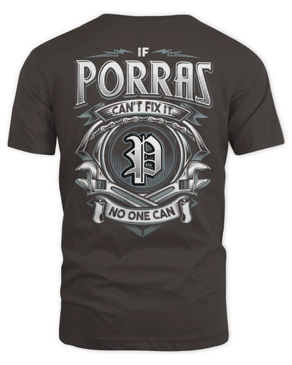 PORRAS AP81-K4-626 - Personalized Ahmed Quote Apparel “If Ahmed Can't Fix It, No One Can” - Unisex Standard T-Shirt - Dark Chocolate