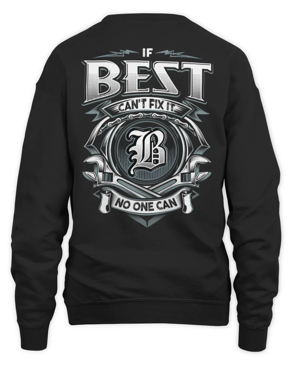 BEST AP81-K4-626 - Personalized Ahmed Quote Apparel “If Ahmed Can't Fix It, No One Can” - Unisex Sweatshirt - Black