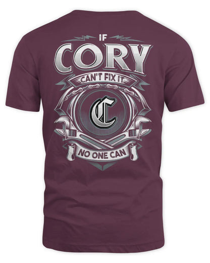 CORY AP81-K4-626 - Personalized Ahmed Quote Apparel “If Ahmed Can't Fix It, No One Can” - Unisex Standard T-Shirt - Maroon