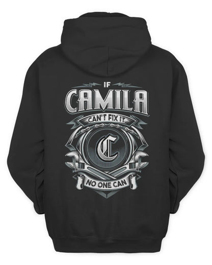 CAMILA AP81-K4-626 - Personalized Ahmed Quote Apparel “If Ahmed Can't Fix It, No One Can” - Unisex Hoodie - Black