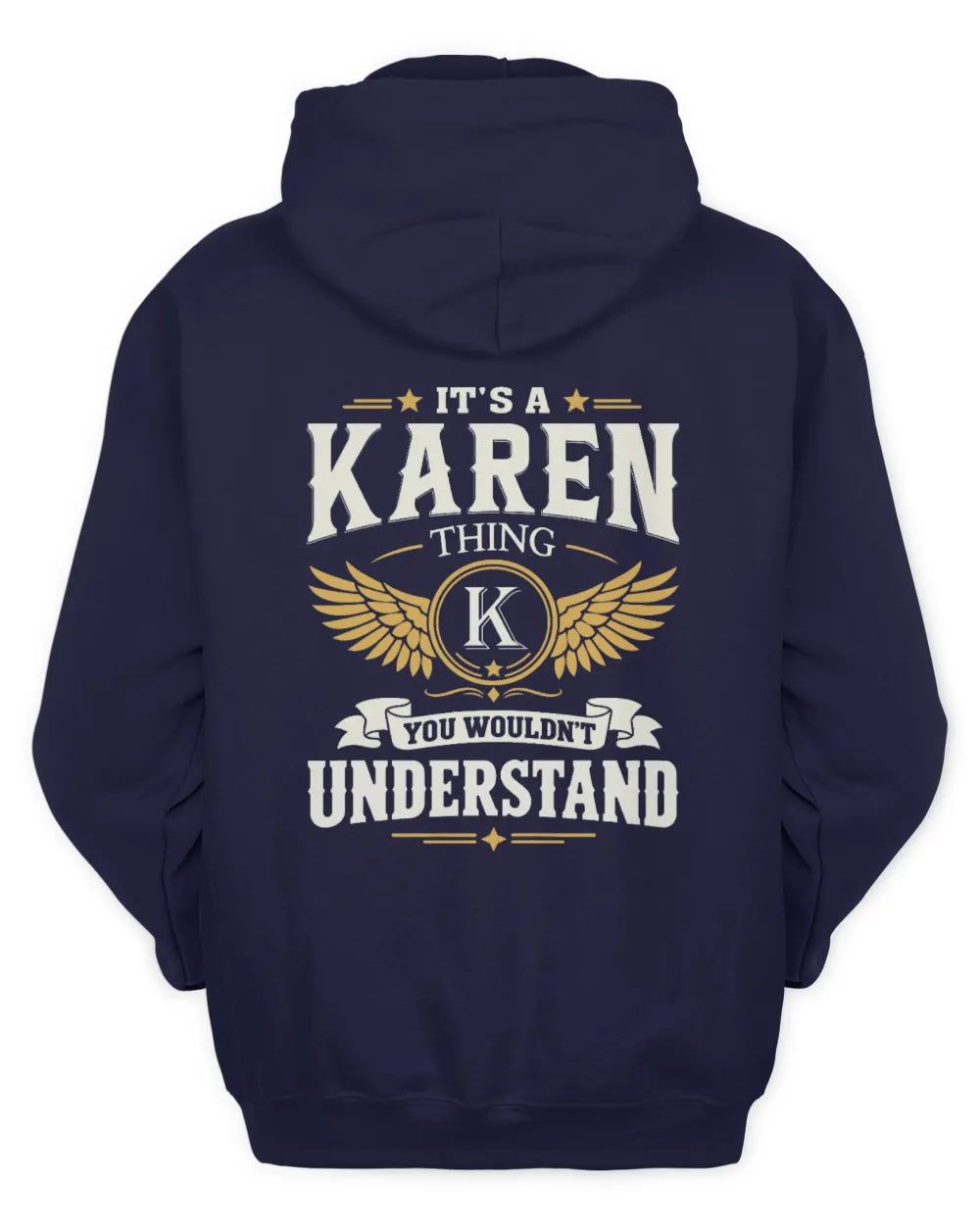 KAREN KT06-M008 It’s a [NAME] Thing – You Wouldn’t Understand | Personalized Vintage T-Shirt - Unisex Hoodie - Navy