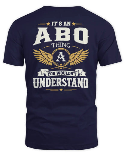 ABO KT06-M008 It’s a [NAME] Thing – You Wouldn’t Understand | Personalized Vintage T-Shirt - Unisex Standard T-Shirt - Navy