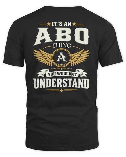 ABO KT06-M008 It’s a [NAME] Thing – You Wouldn’t Understand | Personalized Vintage T-Shirt - Unisex Standard T-Shirt - Black