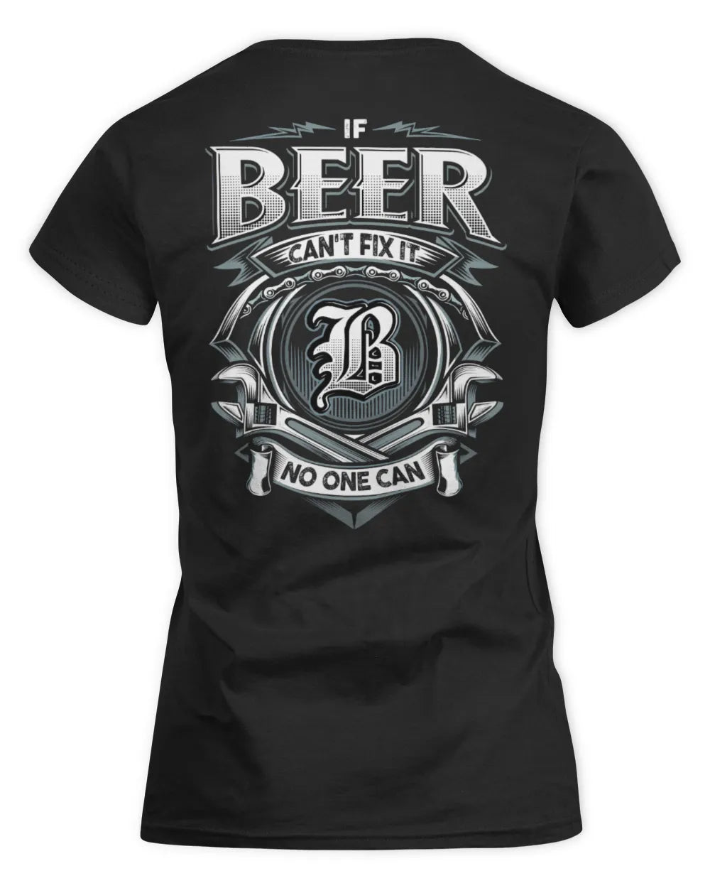 BEER AP81-K4-626 - Personalized Ahmed Quote Apparel “If Ahmed Can't Fix It, No One Can” - Women's Standard T-Shirt - Black