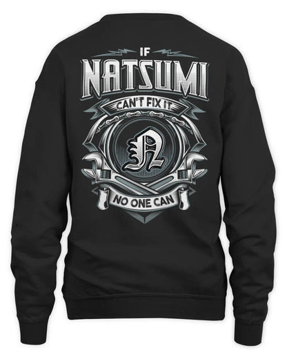 NATSUMI AP81-K4-626 - Personalized Ahmed Quote Apparel “If Ahmed Can't Fix It, No One Can” - Unisex Sweatshirt - Black