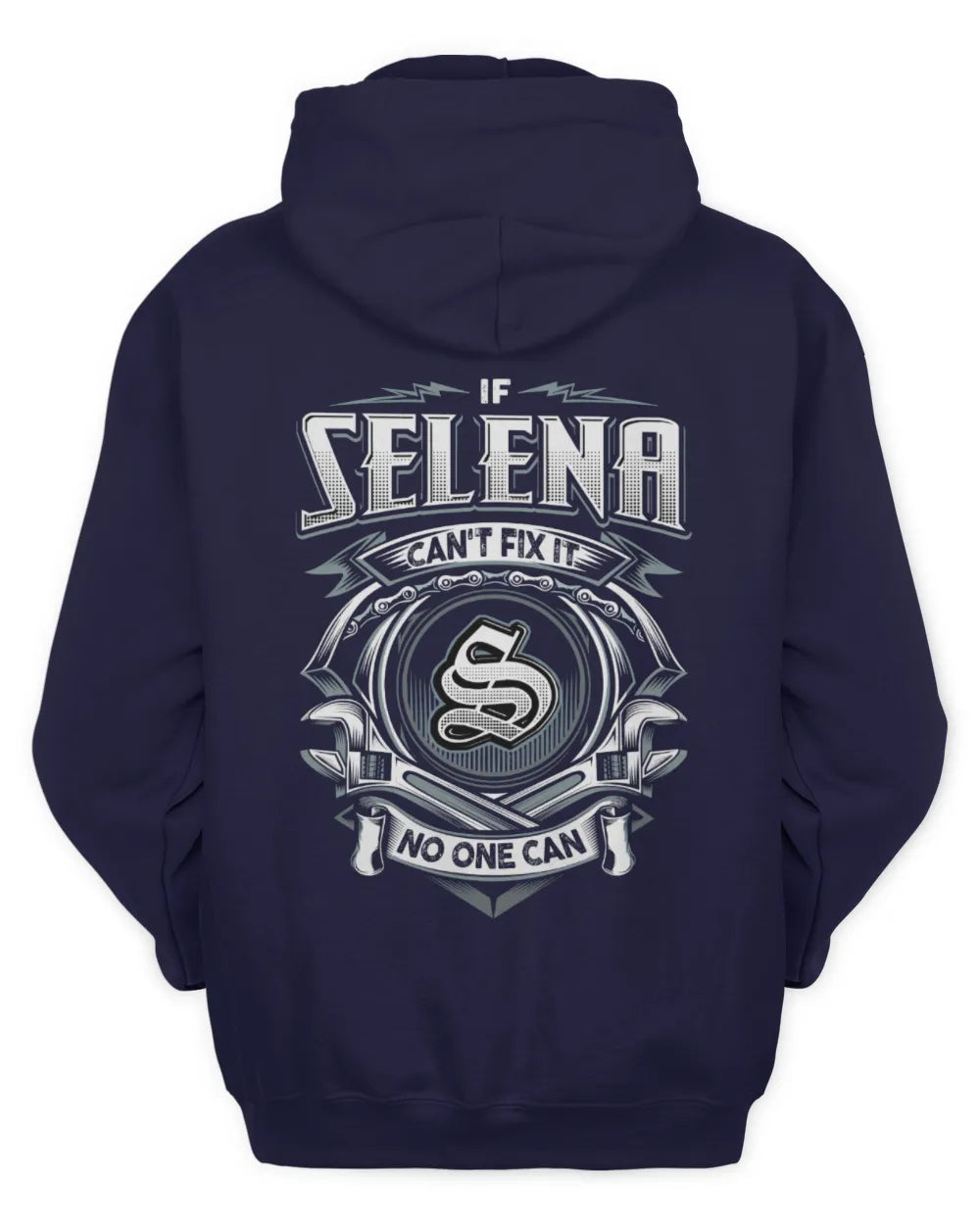 SELENA AP81-K4-626 - Personalized Ahmed Quote Apparel “If Ahmed Can't Fix It, No One Can” - Unisex Hoodie - Navy