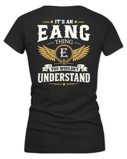 EANG KT06-M008 It’s a [NAME] Thing – You Wouldn’t Understand | Personalized Vintage T-Shirt - Women's V-Neck T-Shirt - Black
