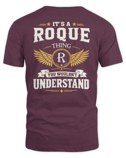 ROQUE KT06-M008 It’s a [NAME] Thing – You Wouldn’t Understand | Personalized Vintage T-Shirt - Unisex Standard T-Shirt - Maroon