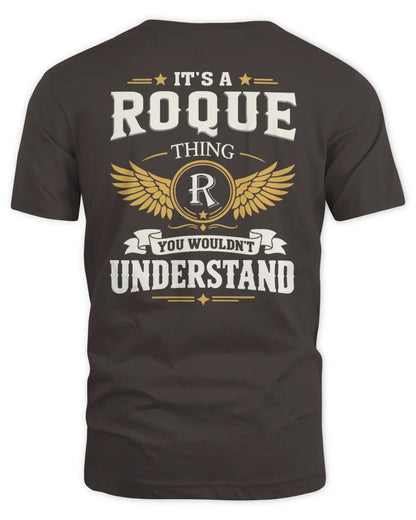 ROQUE KT06-M008 It’s a [NAME] Thing – You Wouldn’t Understand | Personalized Vintage T-Shirt - Unisex Standard T-Shirt - Dark Chocolate