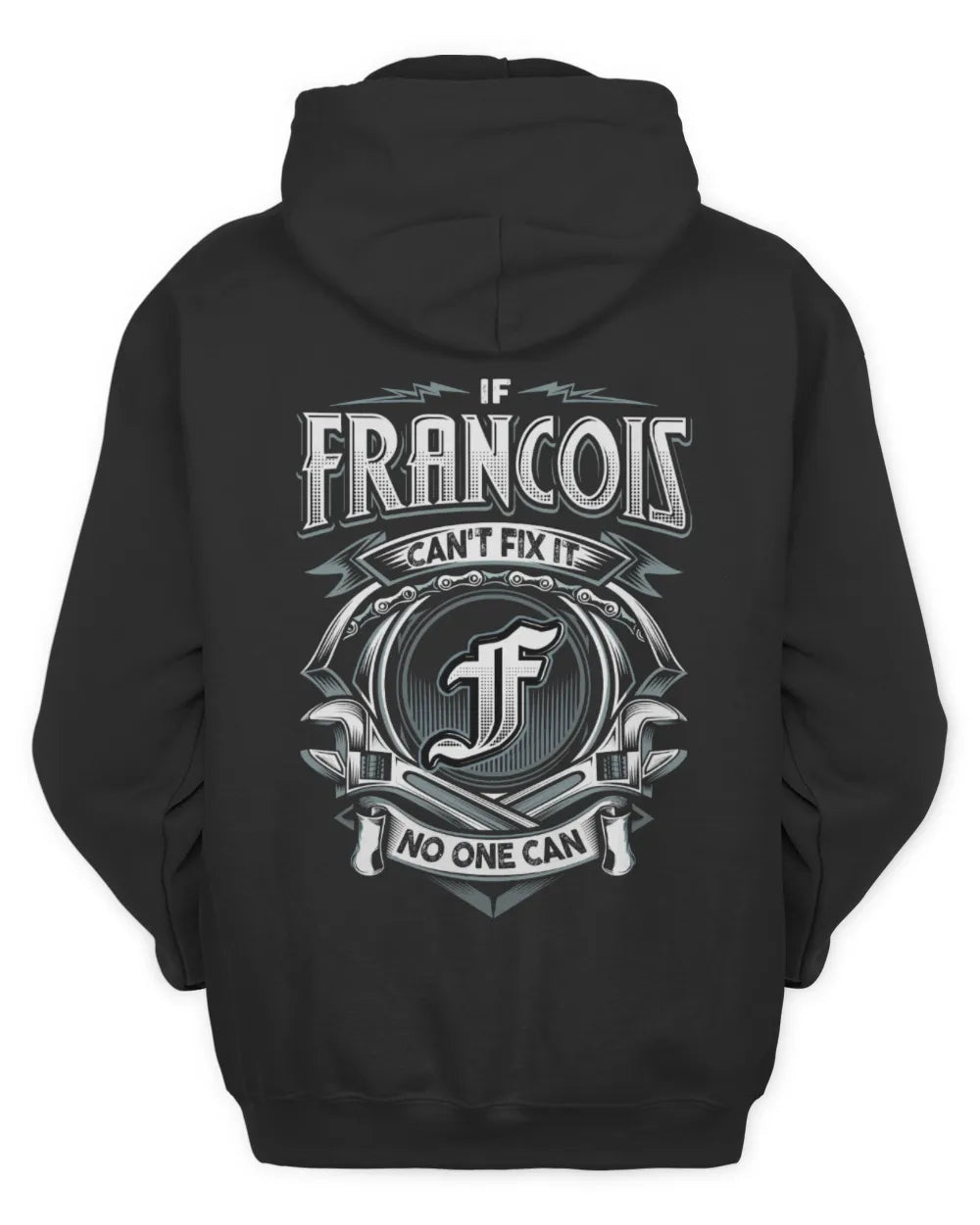 FRANCOIS AP81-K4-626 - Personalized Ahmed Quote Apparel “If Ahmed Can't Fix It, No One Can” - Unisex Hoodie - Black