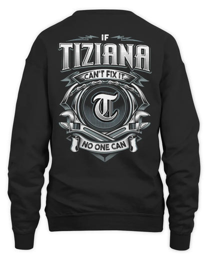 TIZIANA AP81-K4-626 - Personalized Ahmed Quote Apparel “If Ahmed Can't Fix It, No One Can” - Unisex Sweatshirt - Black