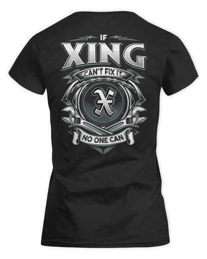 XING AP81-K4-626 - Personalized Ahmed Quote Apparel “If Ahmed Can't Fix It, No One Can” - Women's Standard T-Shirt - Black