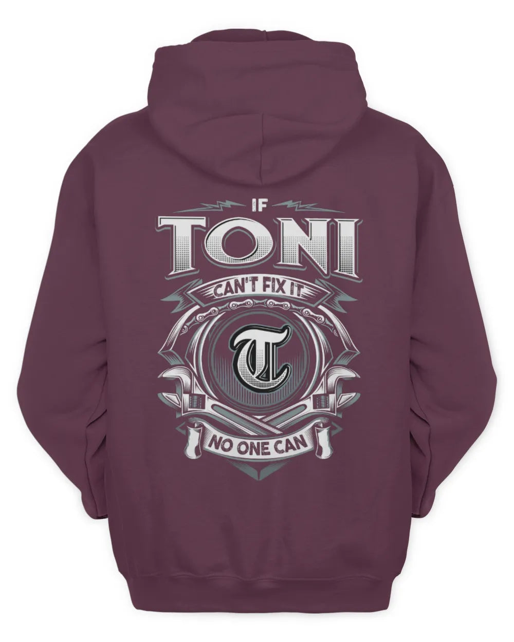 TONI AP81-K4-626 - Personalized Ahmed Quote Apparel “If Ahmed Can't Fix It, No One Can” - Unisex Hoodie - Maroon