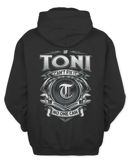 TONI AP81-K4-626 - Personalized Ahmed Quote Apparel “If Ahmed Can't Fix It, No One Can” - Unisex Hoodie - Black