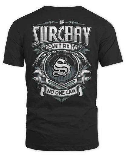 SURCHAY AP81-K4-626 - Personalized Ahmed Quote Apparel “If Ahmed Can't Fix It, No One Can” - Unisex Standard T-Shirt - Black