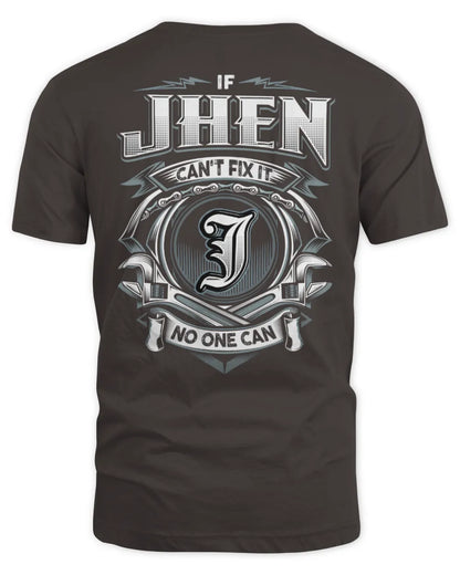 JHEN AP81-K4-626 - Personalized Ahmed Quote Apparel “If Ahmed Can't Fix It, No One Can” - Unisex Standard T-Shirt - Dark Chocolate