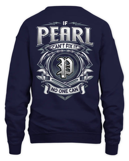 PEARL AP81-K4-626 - Personalized Ahmed Quote Apparel “If Ahmed Can't Fix It, No One Can” - Unisex Sweatshirt - Navy
