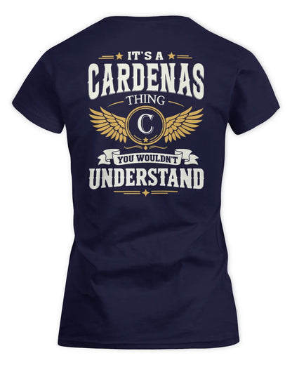 CARDENAS KT06-M008 It’s a [NAME] Thing – You Wouldn’t Understand | Personalized Vintage T-Shirt - Women's Standard T-Shirt - Navy