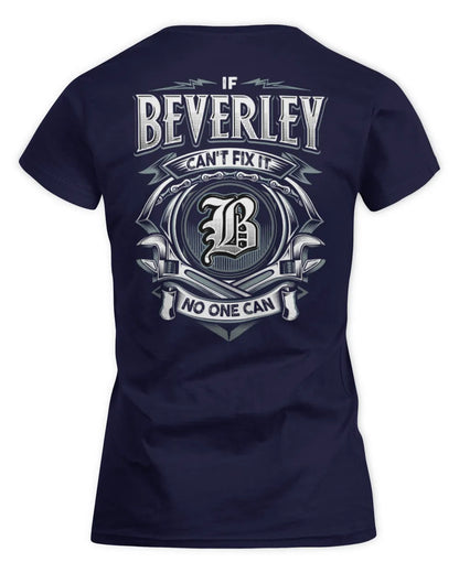 BEVERLEY AP81-K4-626 - Personalized Ahmed Quote Apparel “If Ahmed Can't Fix It, No One Can” - Women's Standard T-Shirt - Navy