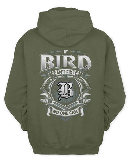 BIRD AP81-K4-626 - Personalized Ahmed Quote Apparel “If Ahmed Can't Fix It, No One Can” - Unisex Hoodie - Military Green