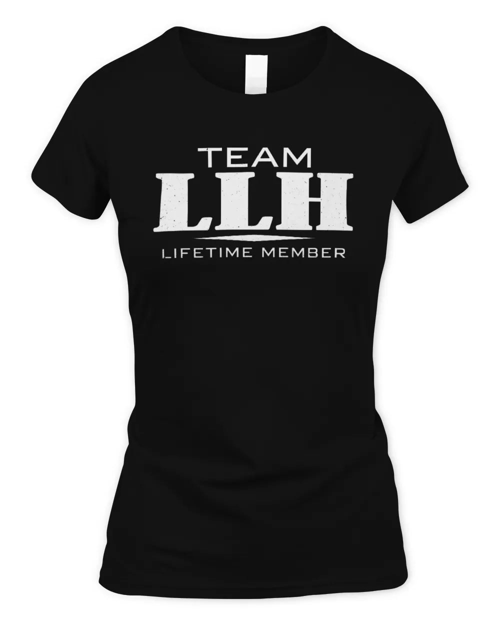 LLH BL62-K4-128 - Personalized “Team NAME Lifetime Member” - Women's Standard T-Shirt - Black