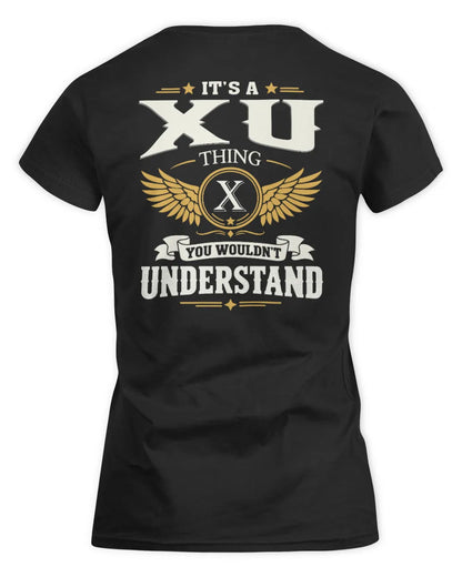 XU KT06-M008 It’s a [NAME] Thing – You Wouldn’t Understand | Personalized Vintage T-Shirt - Women's Standard T-Shirt - Black