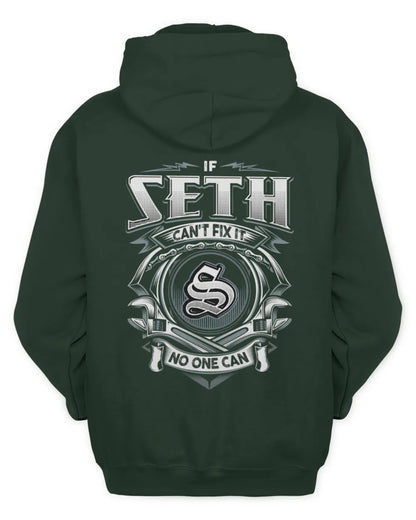 SETH AP81-K4-626 - Personalized Ahmed Quote Apparel “If Ahmed Can't Fix It, No One Can” - Unisex Hoodie - Forest Green