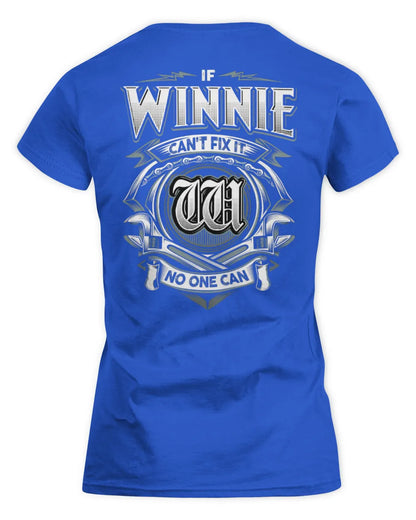 WINNIE AP81-K4-626 - Personalized Ahmed Quote Apparel “If Ahmed Can't Fix It, No One Can” - Women's Standard T-Shirt - Royal