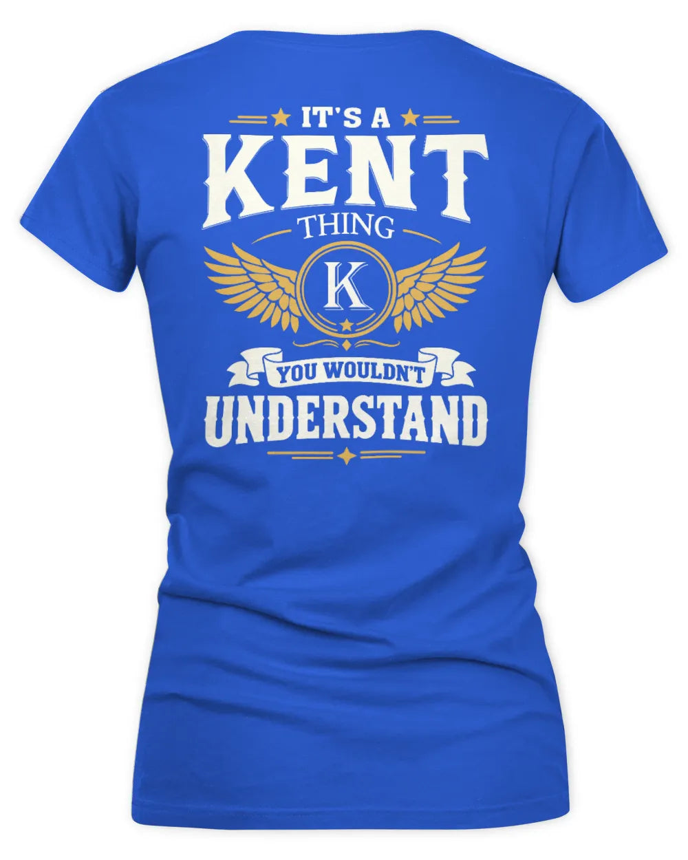 KENT KT06-M008 It’s a [NAME] Thing – You Wouldn’t Understand | Personalized Vintage T-Shirt - Women's V-Neck T-Shirt - Royal