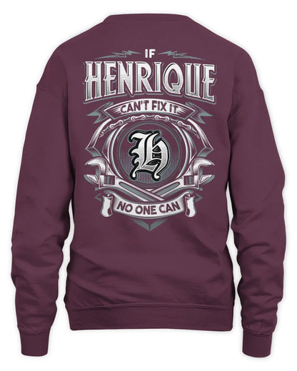 HENRIQUE AP81-K4-626 - Personalized Ahmed Quote Apparel “If Ahmed Can't Fix It, No One Can” - Unisex Sweatshirt - Maroon