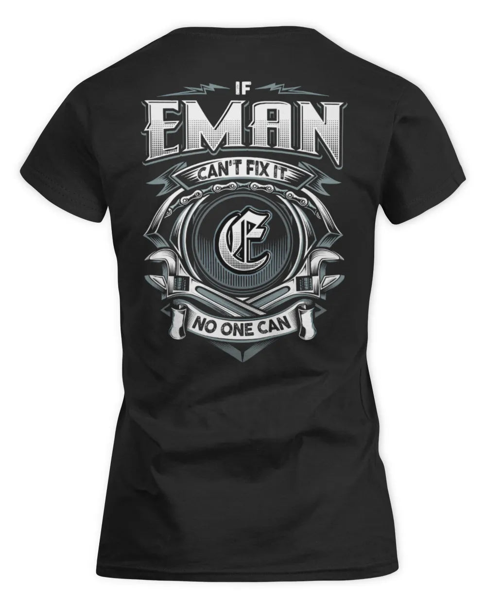 EMAN AP81-K4-626 - Personalized Ahmed Quote Apparel “If Ahmed Can't Fix It, No One Can” - Women's Standard T-Shirt - Black
